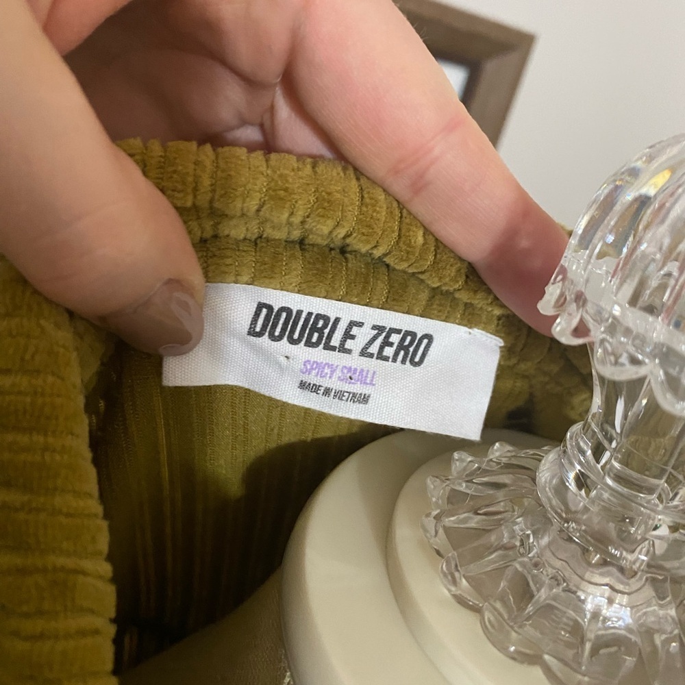 Double Zero Corduroy Utility Jacket in Green - Picture 4 of 5